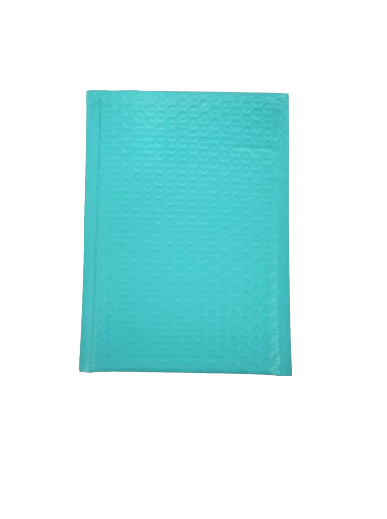 Teal bubble mailers